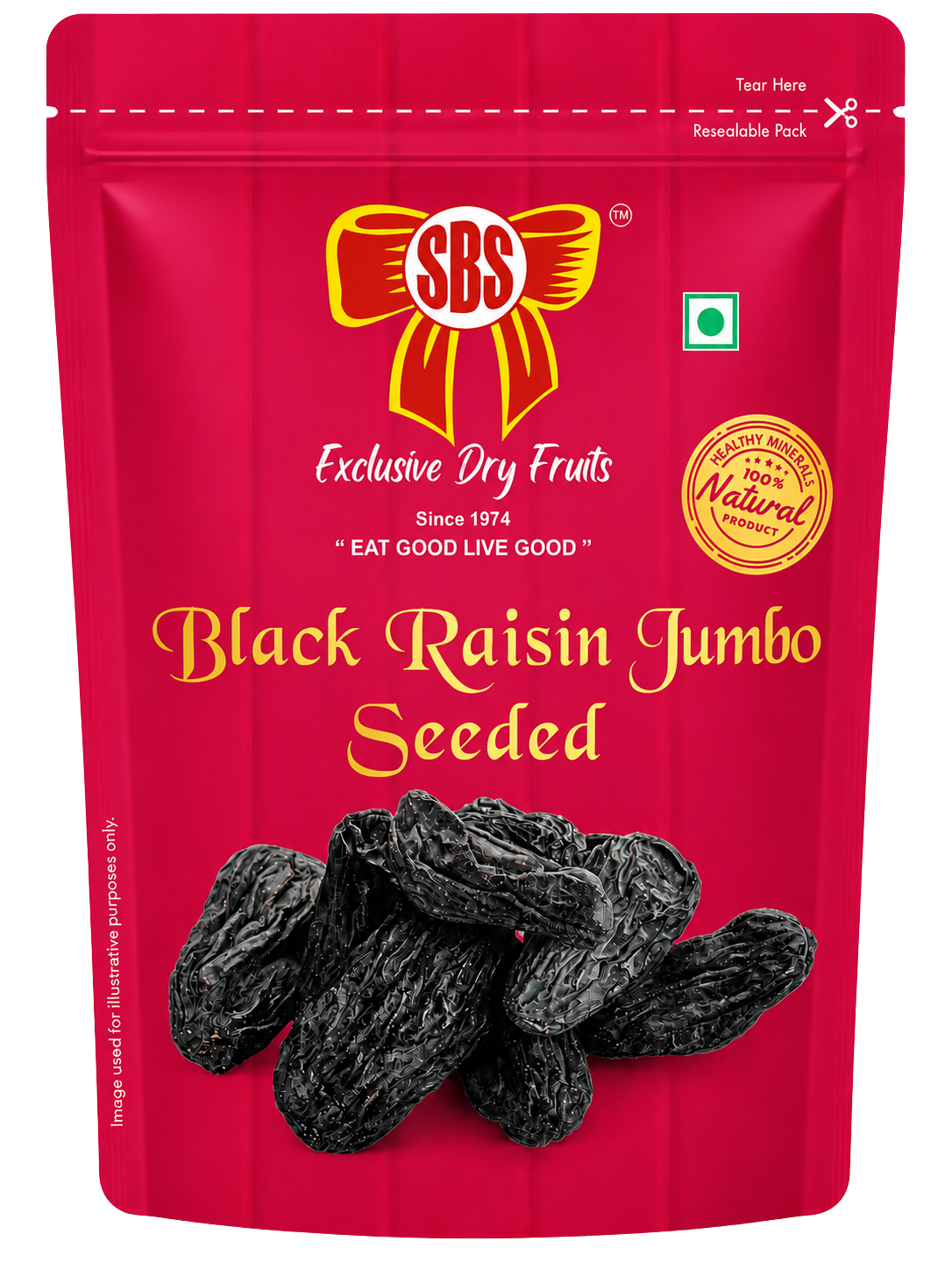 Black-Seedless (Selected) raisins